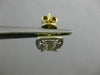 LARGE 1.46CT DIAMOND 14KT YELLOW GOLD 3D CLUSTER SQUARE SCREW BACK STUD EARRINGS