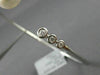 ESTATE .1CT DIAMOND & AAA SOUTH SEA PEARL 18K WHITE GOLD JOURNEY BANGLE BRACELET