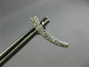 ESTATE .22CT DIAMOND 14KT WHITE GOLD 3D CLASSIC JOURNEY HANGING STUD EARRINGS