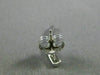ESTATE .22CT DIAMOND 14KT WHITE GOLD 3D CLASSIC JOURNEY HANGING STUD EARRINGS