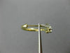ESTATE .61CT DIAMOND 14KT YELLOW GOLD 3D TWO STONE LOVE CLASSIC HUGGIE EARRINGS