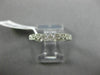 ESTATE .19CT DIAMOND 14K WHITE GOLD FILIGREE SQUARE HEART SHAPE ANNIVERSARY RING