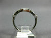 ESTATE .12CT ROUND DIAMOND 14KT WHITE GOLD 3D INFINITY FRIENDSHIP OPEN LOVE RING