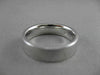 ESTATE WIDE 14KT WHITE GOLD SHINY CLASSIC WEDDING ANNIVERSARY RING 5mm #23158