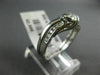 ESTATE .52CT ROUND DIAMOND 14KT WHITE GOLD SEMI BEZEL INFINITY WEDDING RING SET