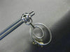 .85CT WHITE & FANCY YELLOW DIAMOND 18KT TWO TONE GOLD OVAL BOW HANGING EARRINGS