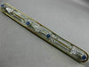 ANTIQUE LARGE .22CT OLD MINE DIAMOND & SAPPHIRE 14KT 2 TONE GOLD FILIGREE BROOCH