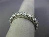 ESTATE LARGE 4CT DIAMOND 14K WHITE GOLD CLASSIC ETERNITY ANNIVERSARY RING #26175