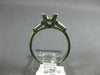 ANTIQUE .46CT BAGUETTE DIAMOND PLATINUM 3D 3 STONE SEMI MOUNT ENGAGEMENT RING