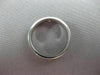 ESTATE .08CT DIAMOND 14KT WHITE GOLD SOLITAIRE ETOILE BURNISH GYPSY RING #22475
