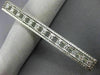 ANTIQUE LONG .50CT DIAMOND PLATINUM 3D OPEN RECTANGULAR FILIGREE PIN BROOCH