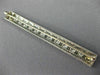 ANTIQUE LONG .50CT DIAMOND PLATINUM 3D OPEN RECTANGULAR FILIGREE PIN BROOCH