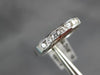 ESTATE .81CT ROUND DIAMOND 14KT WHITE GOLD 3D 7 STONE ANNIVERSARY RING #16954