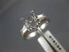 ESTATE .35CT DIAMOND 18KT WHITE GOLD 3D LUCIDA SEMI MOUNT ENGAGEMENT RING #18134