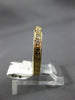 ESTATE .37CT DIAMOND 14KT YELLOW GOLD 3D FILIGREE CHANNEL ANNIVERSARY RING #2775