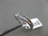 ESTATE .20CT BAGUETTE DIAMOND 14KT WHITE GOLD 3D WAVE WEDDING ANNIVERSARY RING