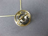 .25CT DIAMOND 14KT WHITE GOLD 3D SOLITAIRE ROUND ROUND HALO FLOATING PENDANT