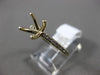 ESTATE .23CT DIAMOND 14KT YELLOW GOLD 3D FOUR PRONG SEMI MOUNT ENGAGEMENT RING