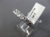 ESTATE WIDE 1.0CT DIAMOND 14K WHITE GOLD CLASSIC WEDDING ANNIVERSARY RING #22079