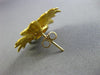 ANTIQUE 24K YELLOW GOLD 3D CLASSIC HANDCRAFTED FILIGREE FLOWER SUNBURST EARRINGS