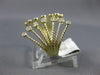 ESTATE LARGE .35CT DIAMOND 14K YELLOW GOLD 3D CLASSIC FLOWER FRIENDSHIP FUN RING
