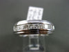 ESTATE WIDE .85CT DIAMOND 14KT WHITE GOLD CLASSIC WEDDING ANNIVERSARY RING