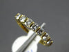 ESTATE .50CT ROUND DIAMOND 18K YELLOW GOLD SEVEN STONE CHANNEL ANNIVERSARY RING