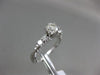 ESTATE .99CT DIAMOND 14KT WHITE GOLD 3D 5 STONE ROUND CLASSIC ENGAGEMENT RING