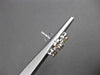 ESTATE .25CT DIAMOND 14KT WHITE & YELLOW GOLD 3D SNOWFLAKE EARRINGS BEAUTIFUL!