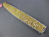 ESTATE MASSIVE 24.86CT WHITE & FANCY INTENSE YELLOW DIAMOND 14K GOLD 3D BRACELET