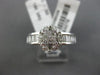 ESTATE 1.50CT DIAMOND 14KT WHITE GOLD 3D MULTI SHAPE FLOWER FRIENDSHIP LOVE RING