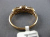 ESTATE .57CT ROUND CUT DIAMOND 14KT ROSE GOLD CLASSIC FILIGREE ANNIVERSARY RING