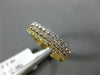 ESTATE .64CT DIAMOND 18K TRI COLOR GOLD OPEN FILIGREE STACKABLE ANNIVERSARY RING