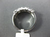 ANTIQUE WIDE .77CT DIAMOND 14KT WHITE GOLD 3D CLASSIC ANNIVERSARY RING #12412