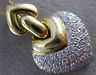 ESTATE LARGE 1.30CT DIAMOND 18KT TWO TONE GOLD 3D HEART FLOATING PENDANT #23610