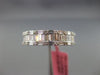 ESTATE 2.40CT DIAMOND 18KT WHITE GOLD BAGUETTE & ROUND ETERNITY RING F/G VVSVS