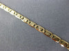 ESTATE EXTRA LONG 14KT YELLOW GOLD 3D CLASSIC ITALIAN LINK ANKLE BRACELET #26114