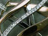 ESTATE LARGE .28CT DIAMOND 14K WHITE & ROSE GOLD CIRCULAR CRISS CROSS NECKLACE