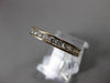 ESTATE 1.10CT ROUND DIAMOND 14KT YELLOW GOLD CHANNEL ETERNITY WEDDING RING BAND