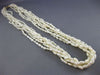 ESTATE LONG FRESH WATER PEARL 14KT YELLOW GOLD MULTI STRAND NECKLACE #25362