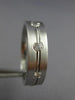 ESTATE WIDE .34CT DIAMOND 14KT WHITE GOLD 3D CLASSIC ETOILE ETERNITY RING #12149
