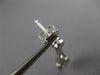 ESTATE .35CT DIAMOND 14KT WHITE GOLD 3D CLASSIC CIRCULAR HANGING EARRINGS #15178