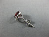 ESTATE 1.76CT DIAMOND & AAA RHODOLITE 14KT WHITE GOLD MARTINI HALO STUD EARRINGS