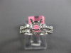 ESTATE .44CT DIAMOND 18K WHITE GOLD SEMI ETERNITY SEMI MOUNT ENGAGEMENT RING SET