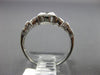 ANTIQUE .35CT DIAMOND 18K WHITE GOLD CLASSIC OPEN FILIGREE ENGAGEMENT RING #9104