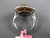 ESTATE 2.76CT MULTI COLOR DIAMOND 18KT WHITE & ROSE GOLD SQUARE ANNIVERSARY RING