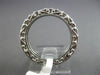 ESTATE 1.0CT DIAMOND 14KT WHITE GOLD FILIGREE ETERNITY WEDDING ANNIVERSARY RING