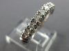 ESTATE .60CT ROUND CUT DIAMOND 14KT WHITE GOLD 7 STONE ANNIVERSARY RING #7831
