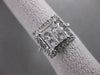ESTATE 1.60CTW PRINCESS DIAMOND 14KT WHITE GOLD COCKTAIL ENGAGEMENT RING #19220