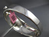 ESTATE EXTRA LARGE 1.65CT DIAMOND 14K WHITE GOLD 3D OVAL PAVE BANGLE BRACELET